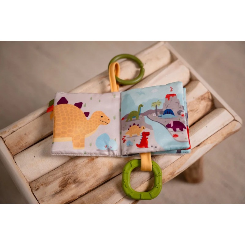 Μαλακό Διαδραστικό Βιβλιαράκι για Βρέφη Dino
