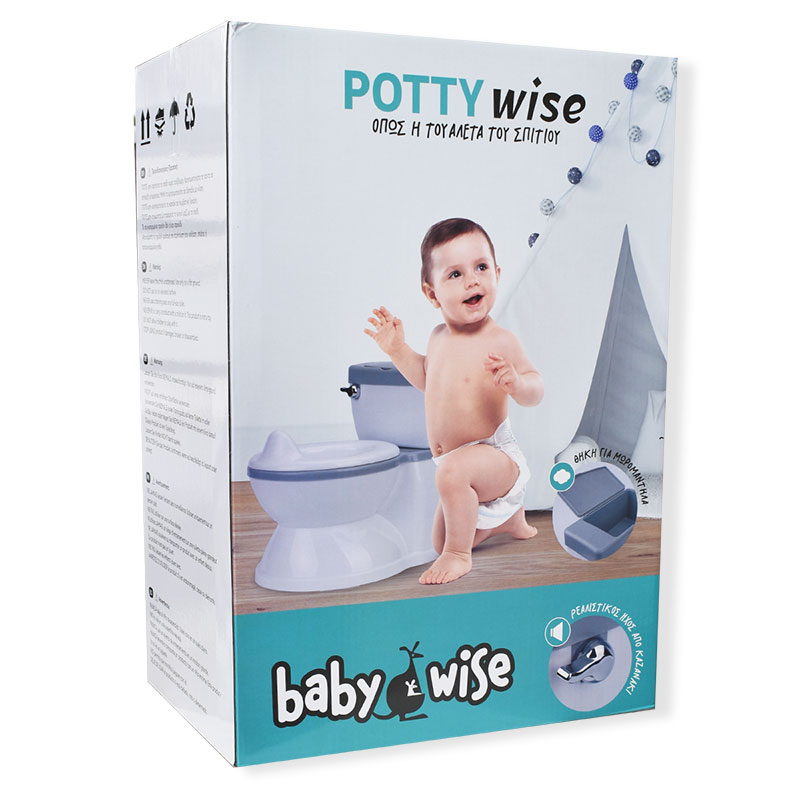 BabyWise Potty Wise Γιογιό-Τουαλέτα Grey