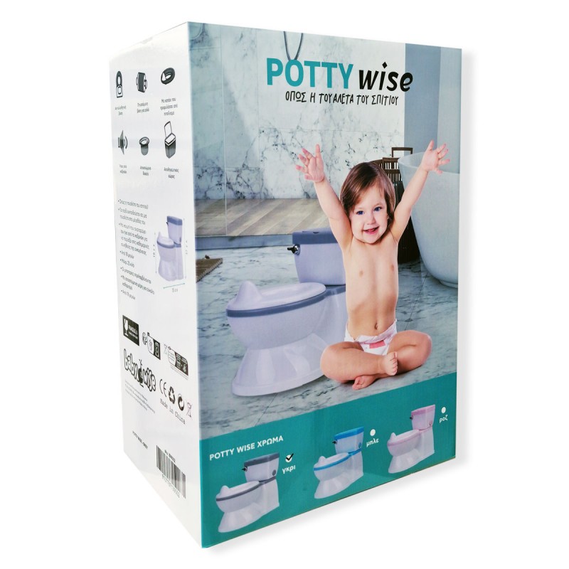 BabyWise Potty Wise Γιογιό-Τουαλέτα Grey