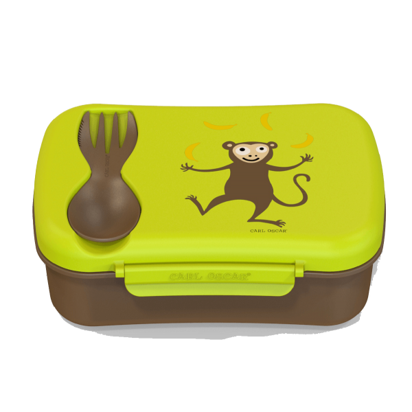 Carl Oscar nice lunch box lime με παγοκύστη μπολάκι και κουταλοπίρουνο