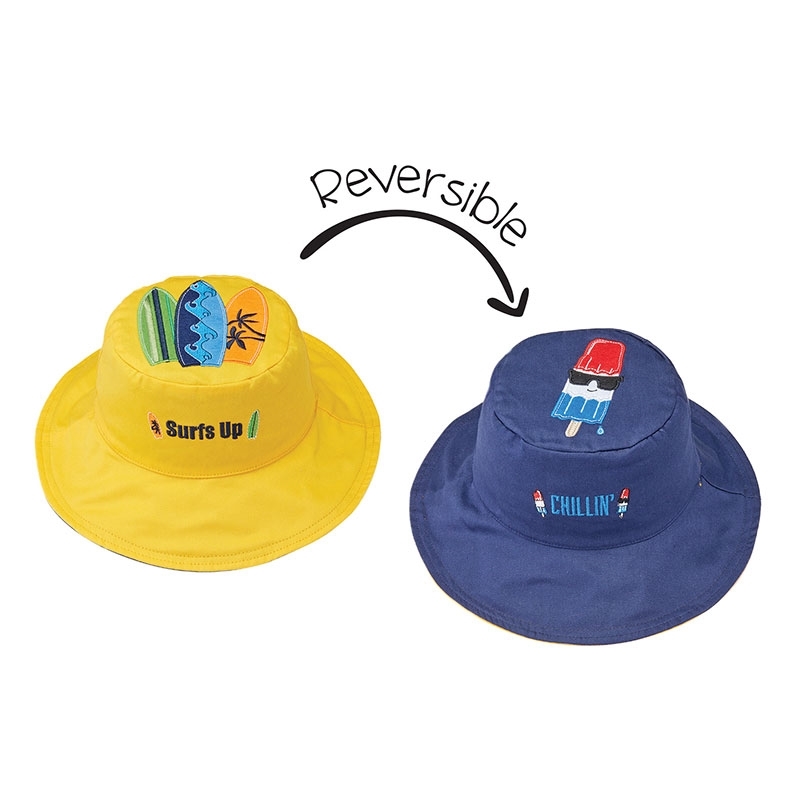 Flapjackkids Παιδικό Καπέλο 100% Βαμβακερό Πολύχρωμο Surfer/Popsicle with Glasses - M