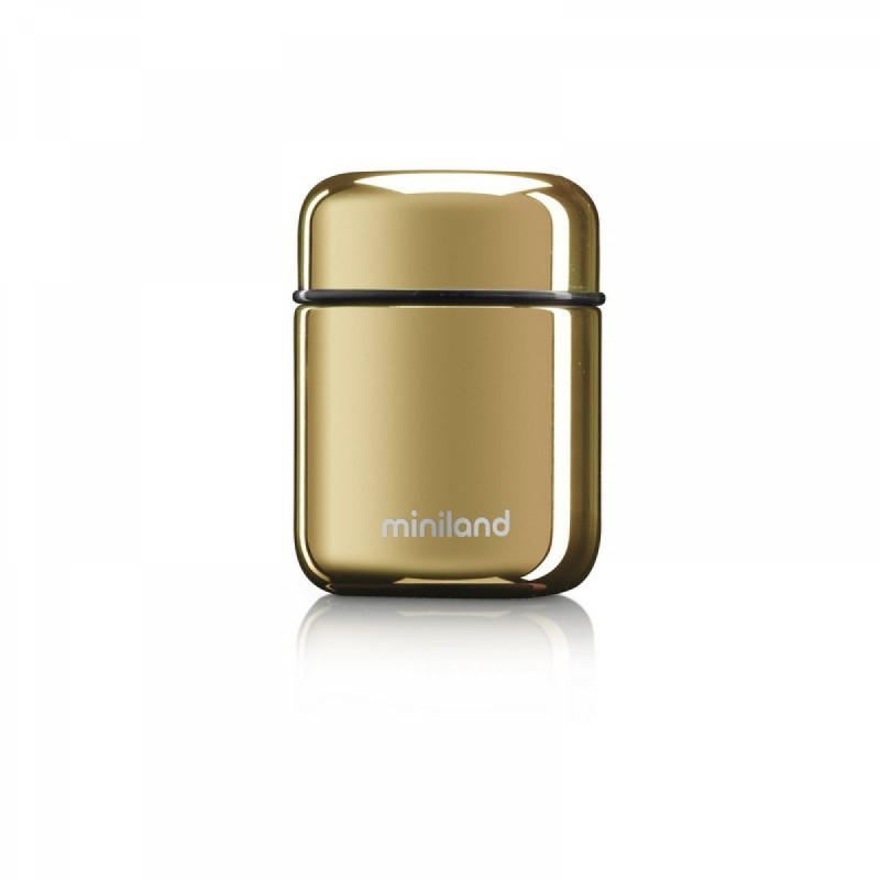 Miniland Deluxe Mini Θερμός Φαγητού Gold 280ml