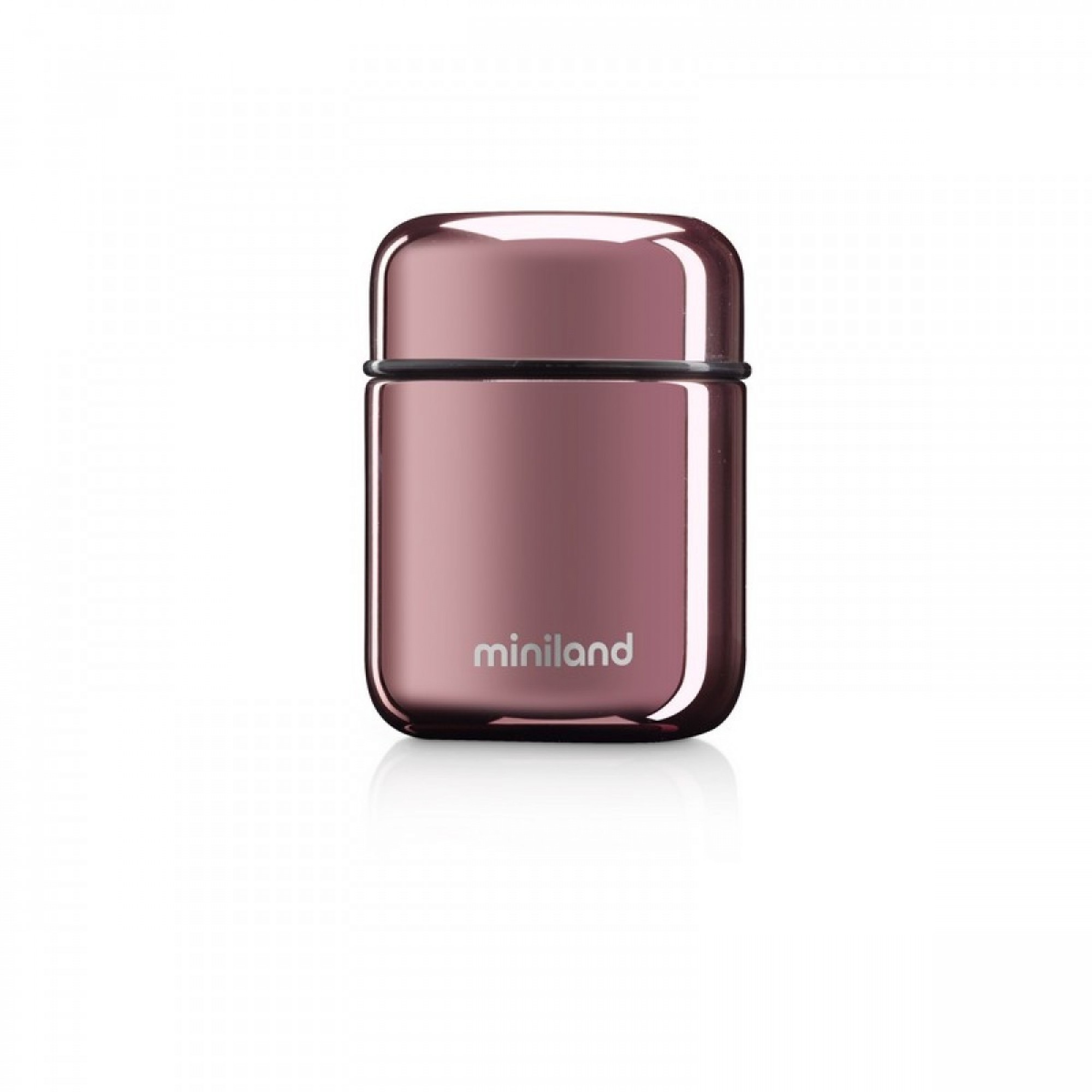 Miniland Deluxe Mini Θερμός Φαγητού Rosegold 280ml