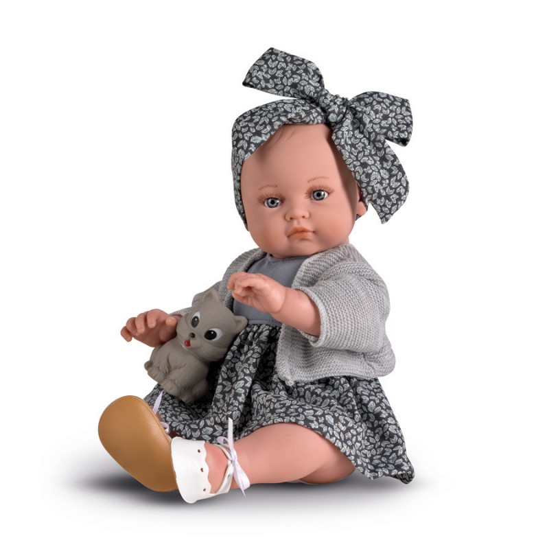 Magic baby κούκλα ''Alicia Γκρι Ζακέτα''