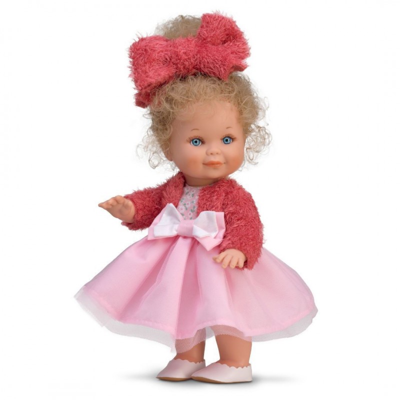 Magic baby κούκλα ''Betty με Ροζ Τούλινο Φόρεμα''