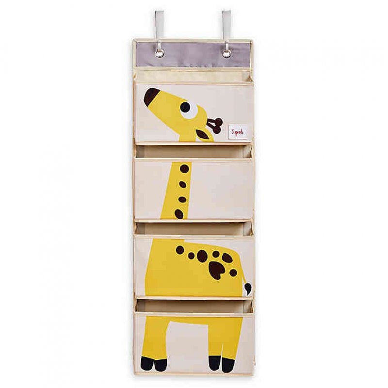 3 Sprouts Hanging Wall Organizer Giraffe