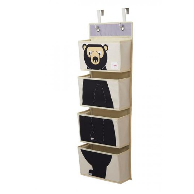 3 Sprouts Hanging Wall Organizer Bear