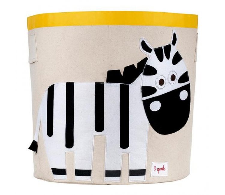 3 Sprouts Storage Bin καλάθι αποθήκευσης Zebra | Βρεφικά ...
