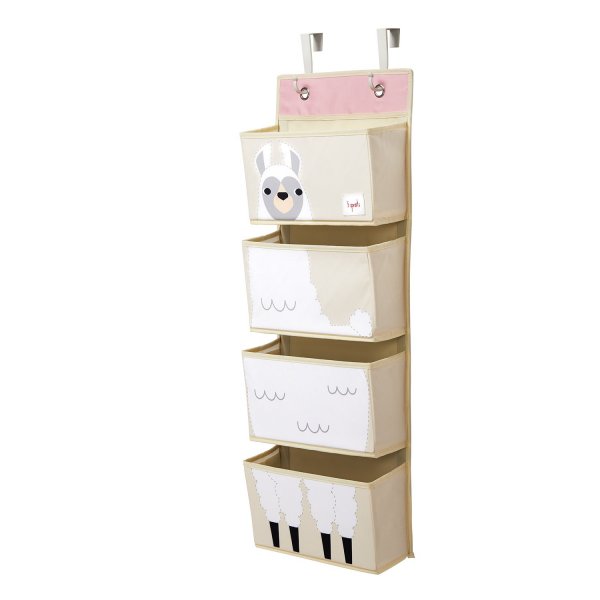 3 Sprouts Hanging Wall Organizer Llama