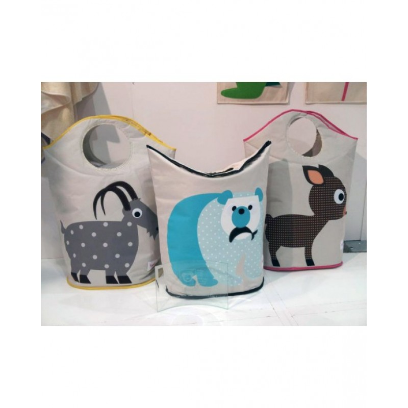 3 Sprouts Καλάθι για τα άπλυτα Polar Bear