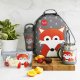 3 Sprouts Lunch Bag τσαντάκι φαγητού Fox Gray