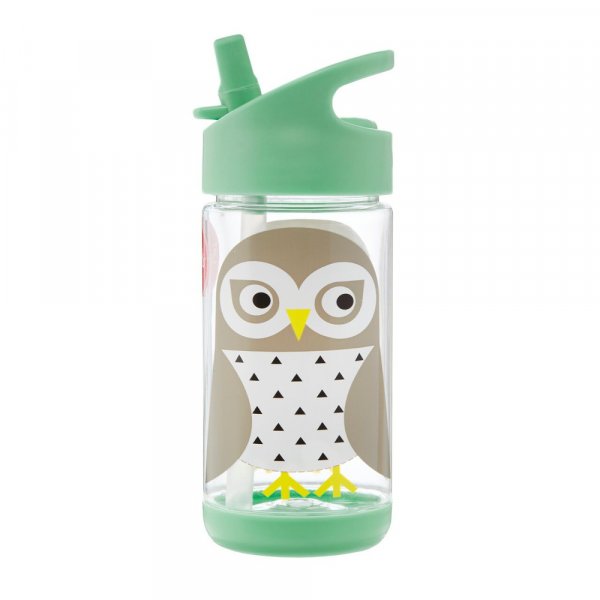 3 Sprouts Water Bottle Παγούρι Owl