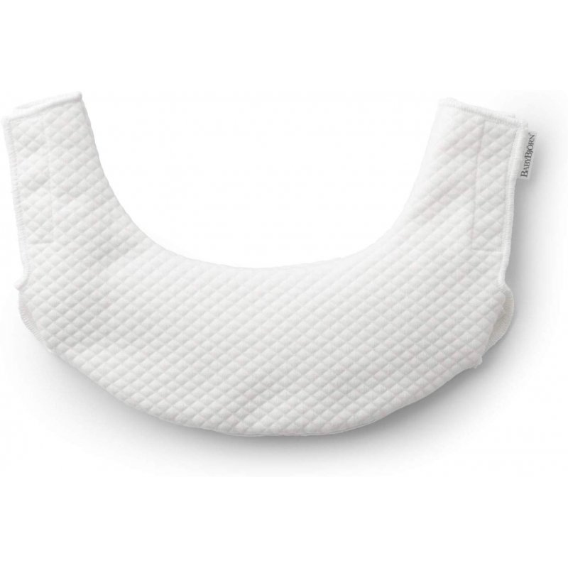 BabyBjorn Teething Bib for Baby Carrier One White