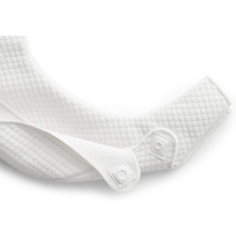 BabyBjorn Teething Bib for Baby Carrier One White