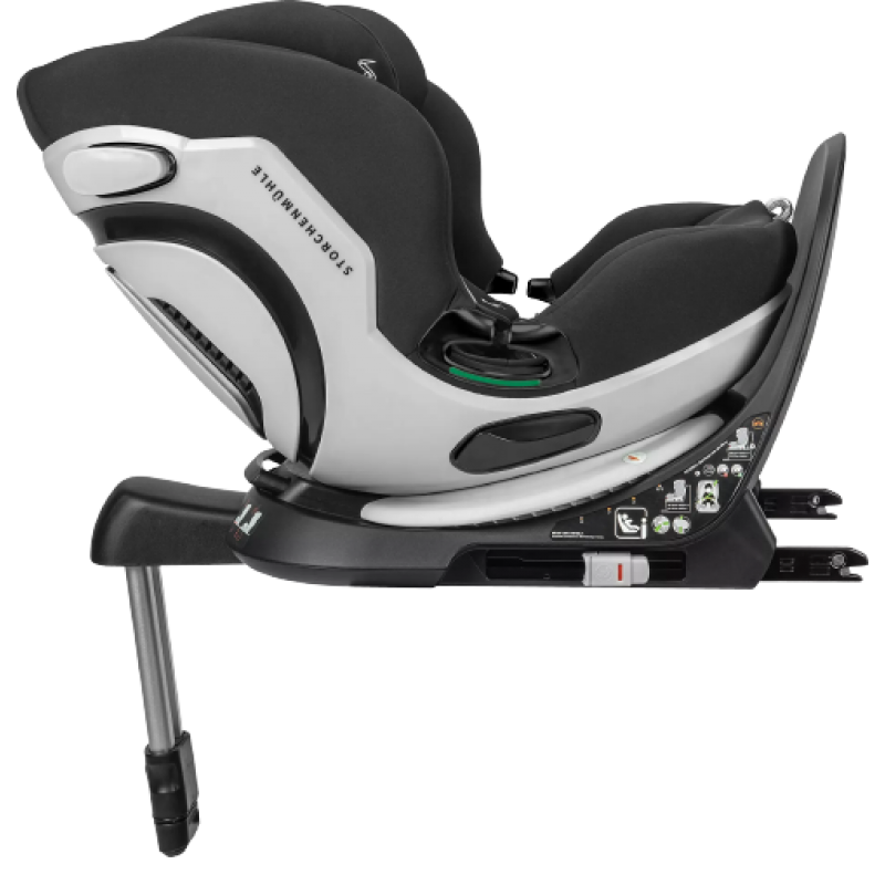 Storchenmuhle Καθισματάκι Αυτοκινήτου Niki Kid i-Size με Isofix Onyx Black 76–150 εκ