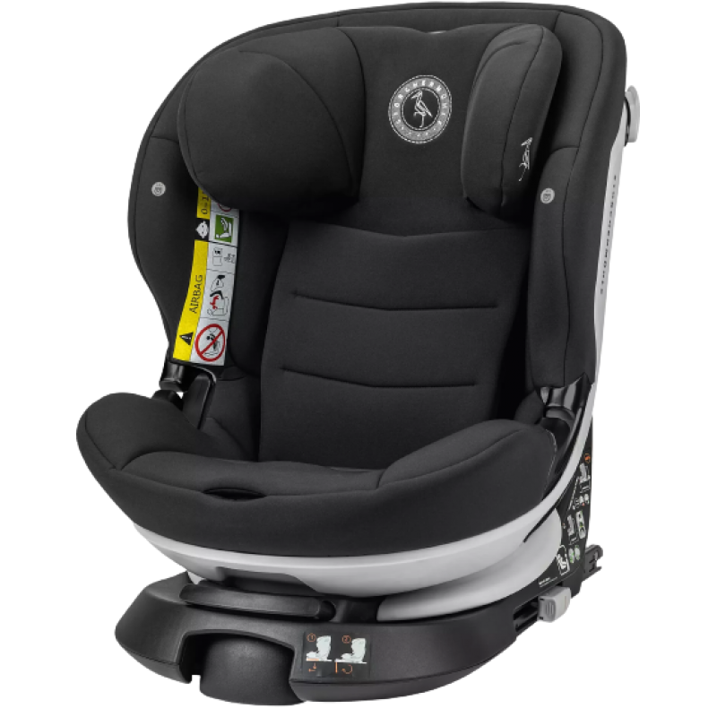 Storchenmuhle Καθισματάκι Αυτοκινήτου Niki Kid i-Size με Isofix Onyx Black 76–150 εκ