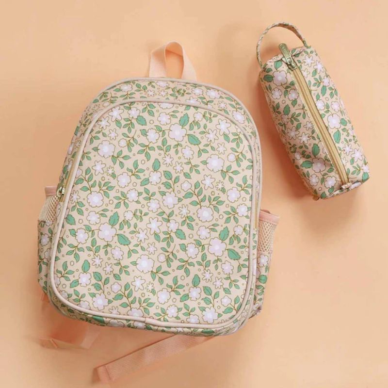 A Little Lovely Company Σχολική Τσάντα Backpack Blossoms Pink
