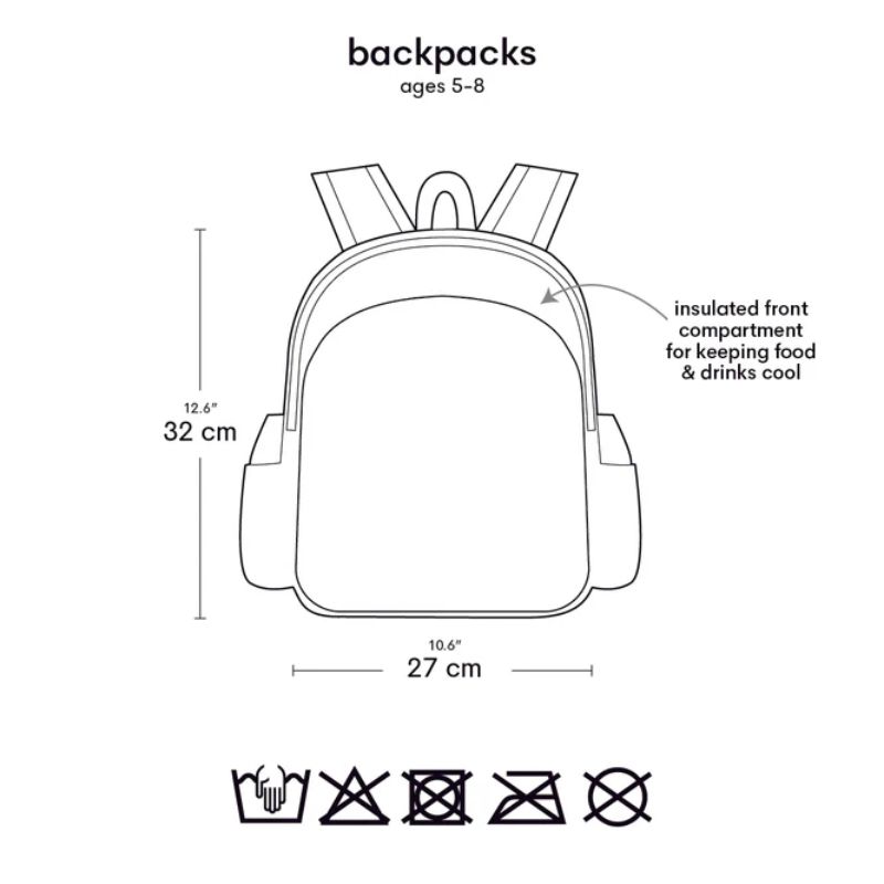 A Little Lovely Company Σχολική Τσάντα Backpack Blossoms Pink
