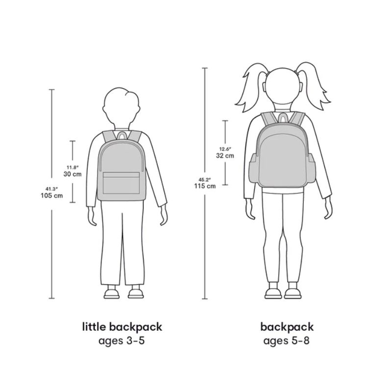 A Little Lovely Company Σχολική Τσάντα Backpack Blossoms Pink