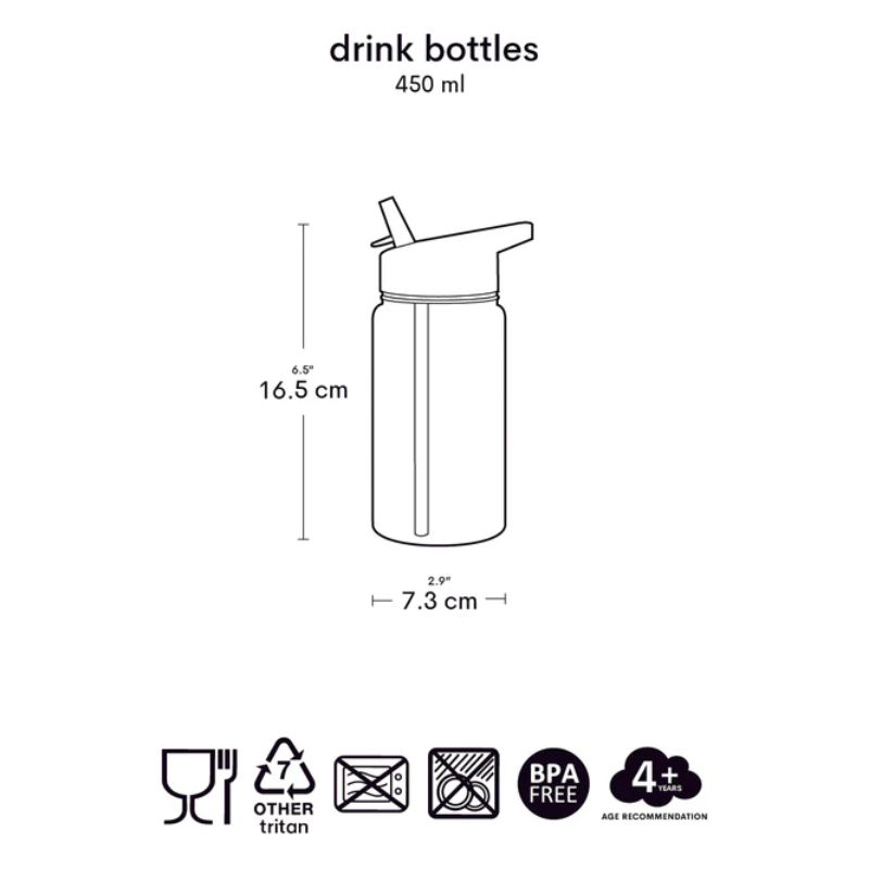 A Little Lovely Company Παγούρι 450ml Unicorn