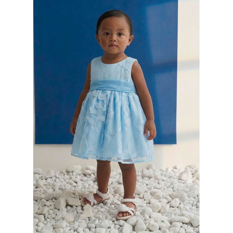 Abel & Lula Βρεφικό Φόρεμα Με Λουλούδια Γαλάζιο 26-05005-082