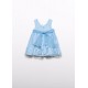 Abel & Lula Βρεφικό Φόρεμα Με Λουλούδια Γαλάζιο 26-05005-082