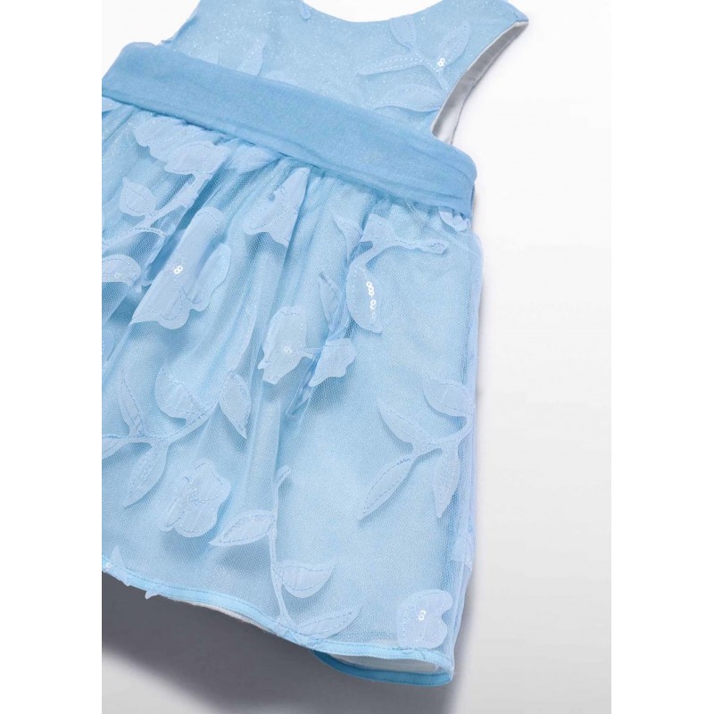 Abel & Lula Βρεφικό Φόρεμα Με Λουλούδια Γαλάζιο 26-05005-082