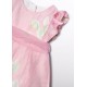 Abel & Lula Βρεφικό Λινό Σταμπωτό Φόρεμα Ροζ 26-05007-006