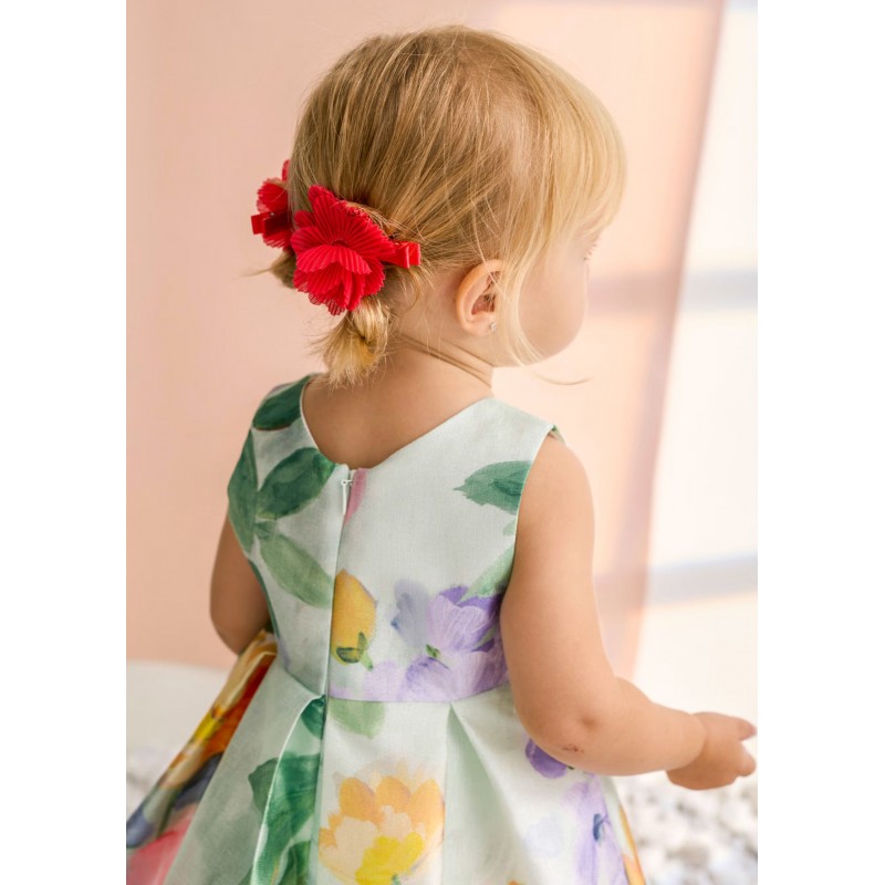 Abel & Lula Βρεφικό Σταμπωτό Φόρεμα Με Μονόινο Νήμα Τσίχλα 26-05017-002