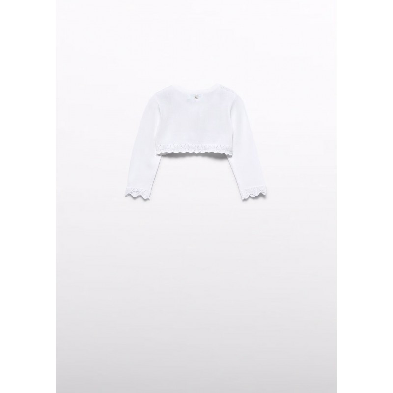 Abel & Lula Βρεφικό Πλεκτό Μπολερό Κρεμ 26-05301-026