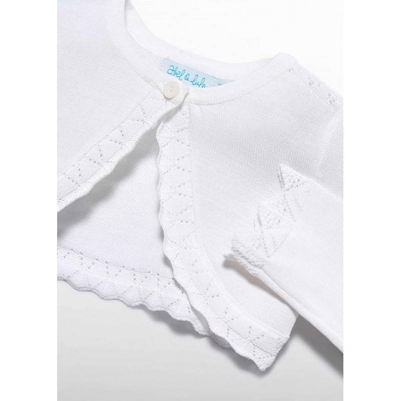 Abel & Lula Βρεφικό Πλεκτό Μπολερό Κρεμ 26-05301-026