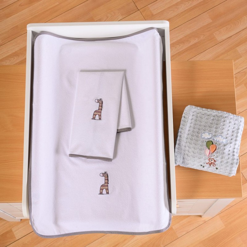 ABO Σελτεδάκι 40*60cm Γκρι Με Σχέδιο Καμηλοπάρδαλη