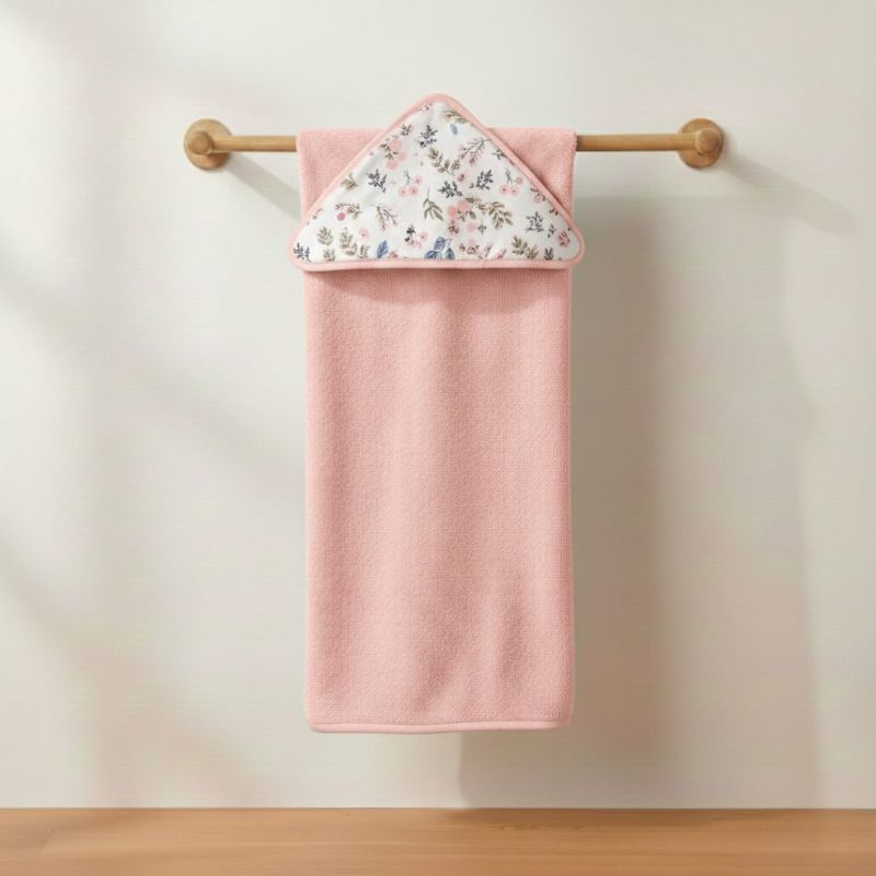 Abo Τρίγωνο Μπουρνούζι 75cm * 75cm Flowers & Butterflies