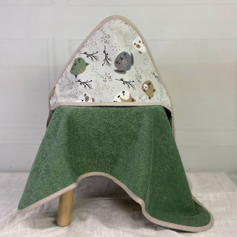 Abo Τρίγωνο Μπουρνούζι 75cm * 75cm Forest