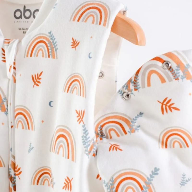 Abo Classic Υπνόσακος 2.5 Tog Rainbow & Leaves