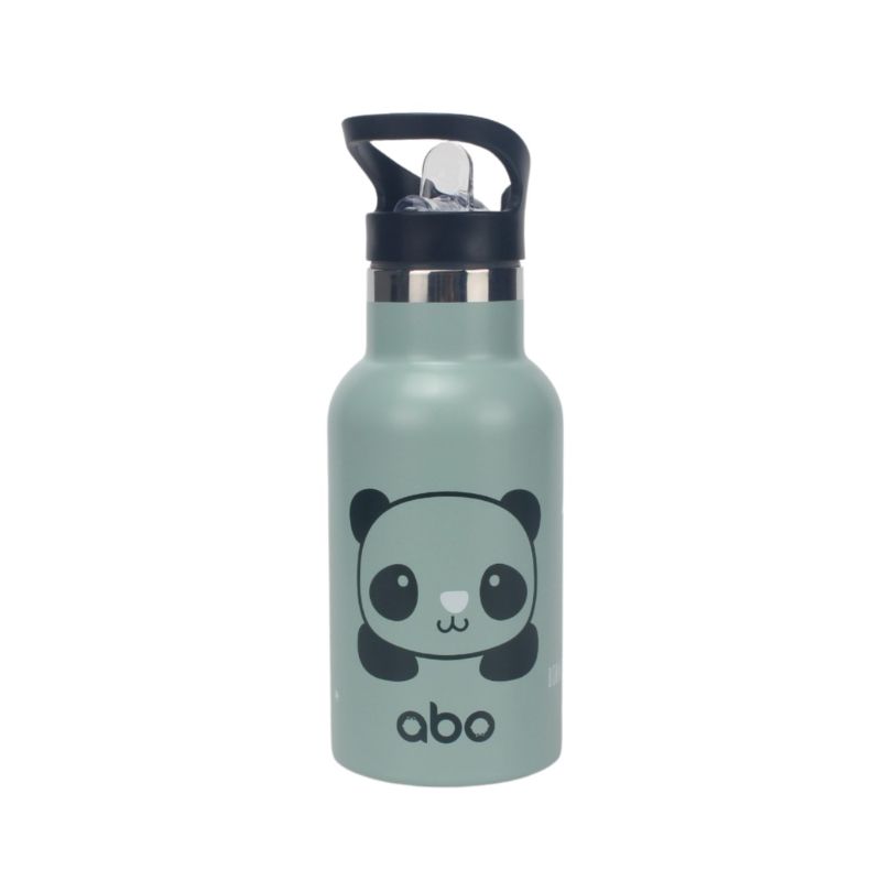 Abo Abottle Παγούρι Θερμός Με Έξτρα Πώμα 350ml Born To Be Pandastic