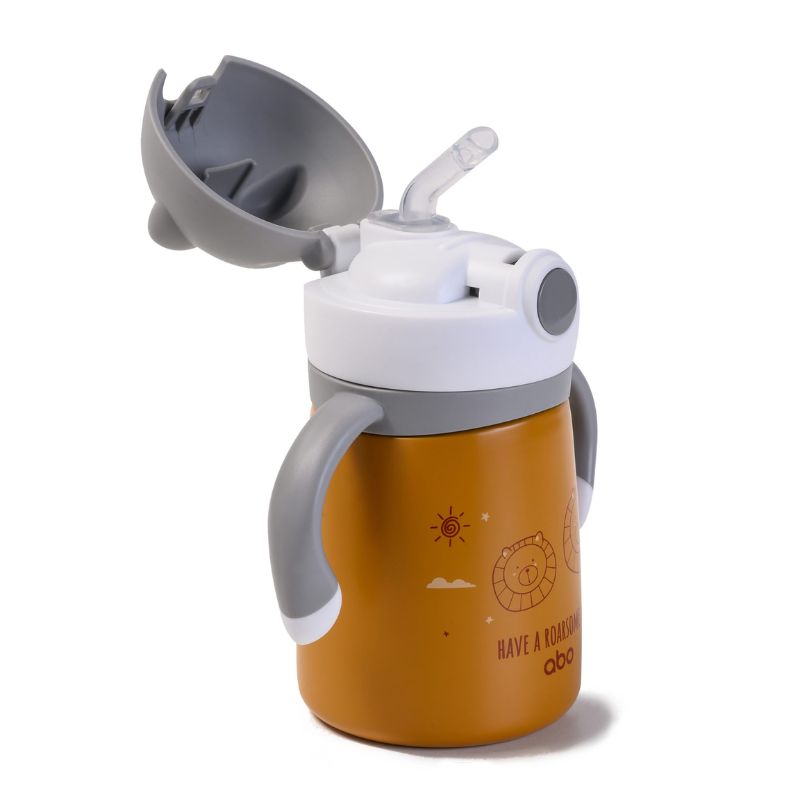 ABO Παγούρι Θερμός Με Καλαμάκι 300ml Have a Roarsome Day