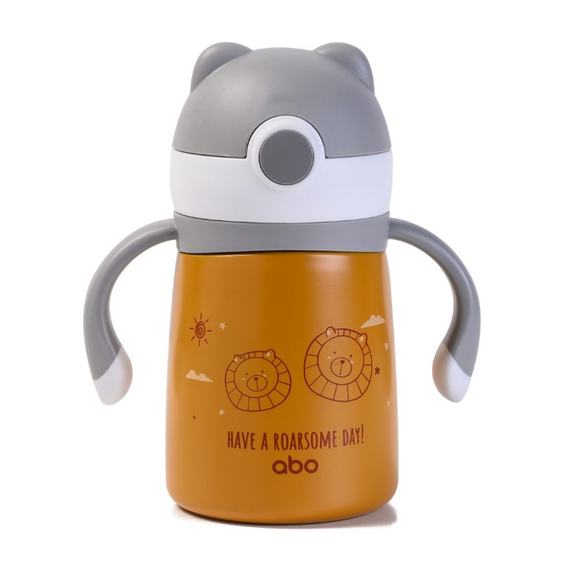 ABO Παγούρι Θερμός Με Καλαμάκι 300ml Have a Roarsome Day