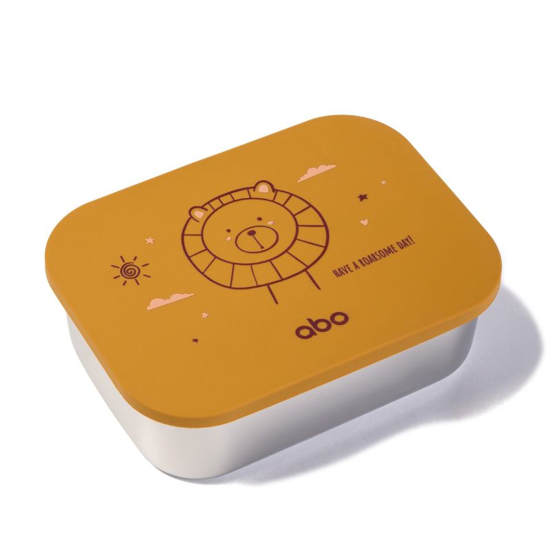 ABO Ανοξείδωτο Φαγητοδοχείο Με Χώρισμα 1200ml Have a Roarsome Day