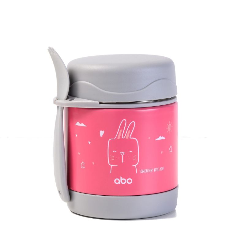 ABO Θερμός Φαγητού Με Κουταλοπίρουνο 300ml Somebunny Loves You