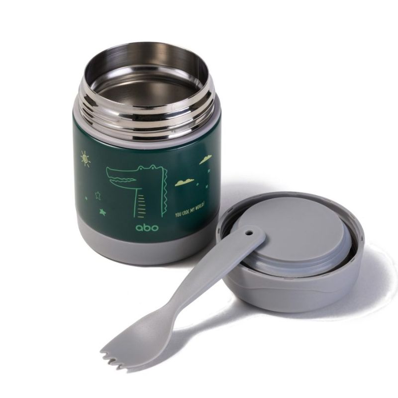 ABO Θερμός Φαγητού Με Κουταλοπίρουνο 300ml You Croc My World