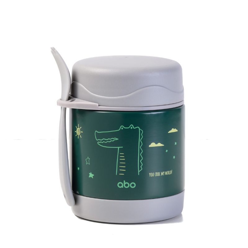 ABO Θερμός Φαγητού Με Κουταλοπίρουνο 300ml You Croc My World