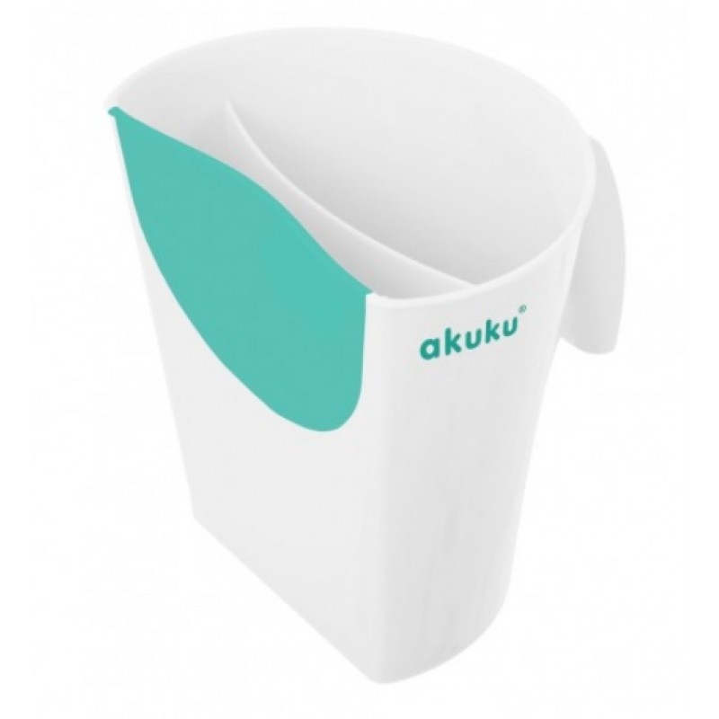 Akuku Κύπελλο Για Μπάνιο Λευκό – Τιρκουάζ