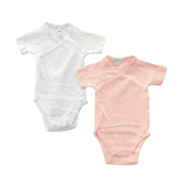 Amomi Baby Boutique Παιδικά Εσώρουχα 2 τμχ Λευκό – Ροζ 21035