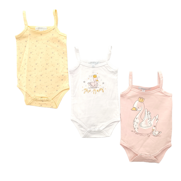 Amomi Baby Boutique Παιδικά Εσώρουχα 3 τμχ Κύκνος 73545