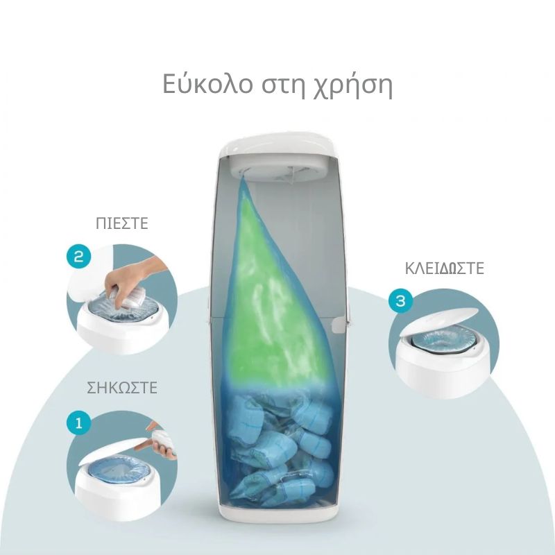 Angelcare Classic XL Κάδος Απόρριψης Για Πάνες