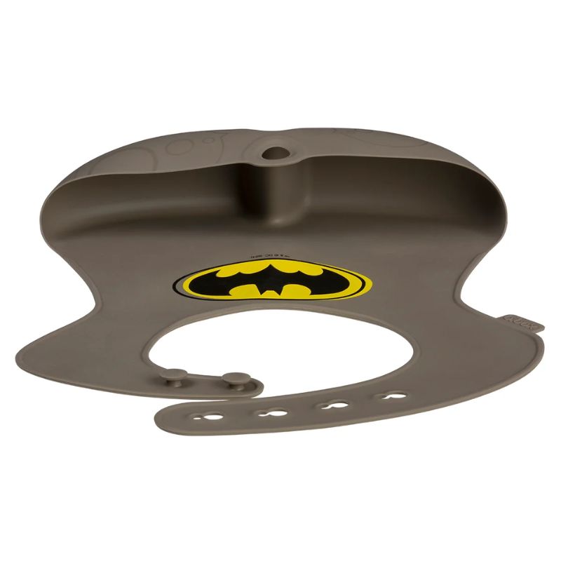 BBox Σιλικονούχα Σαλιάρα Με Τσέπη Batman