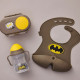 BBox Σιλικονούχα Σαλιάρα Με Τσέπη Batman