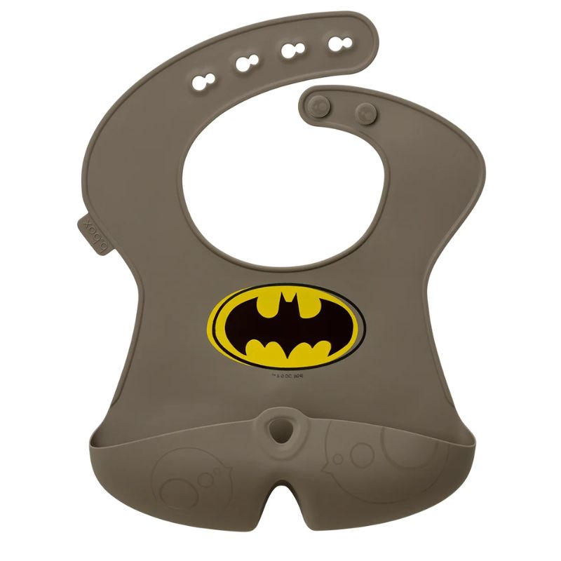 BBox Σιλικονούχα Σαλιάρα Με Τσέπη Batman