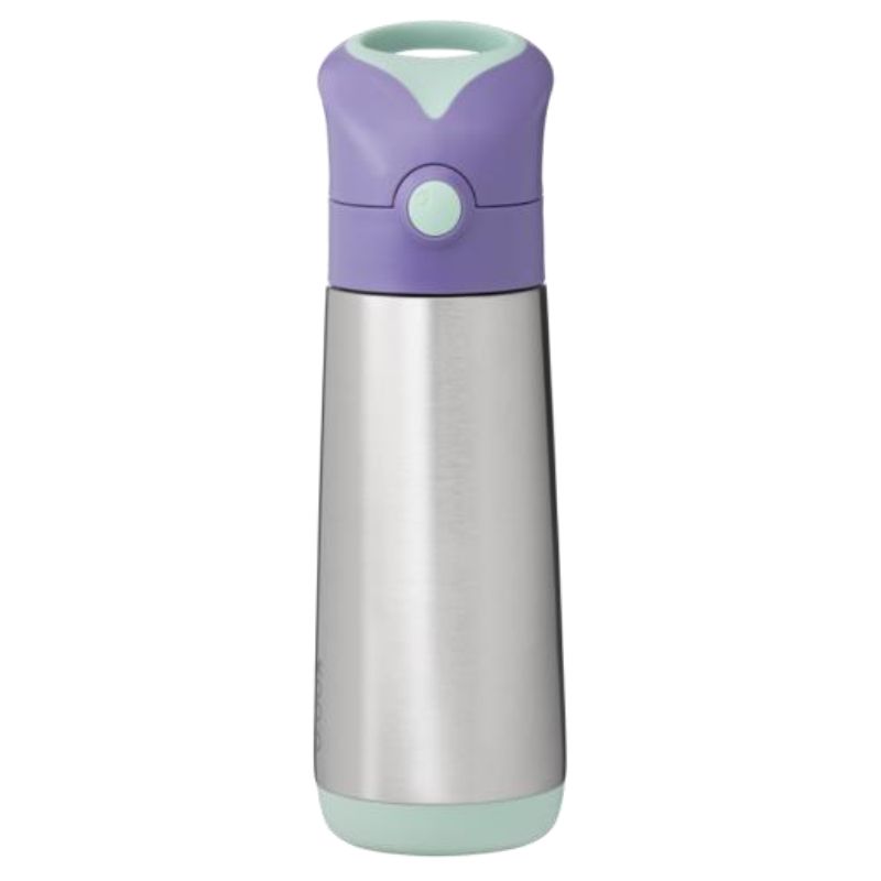 B-Box Παγουρίνι Θερμός Με Καλαμάκι 500ml Lilac Pop